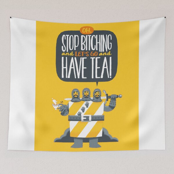 Item preview, Hero nº 02: Oh, stop bitching and let's go and have tea! designed and sold by LuisD.