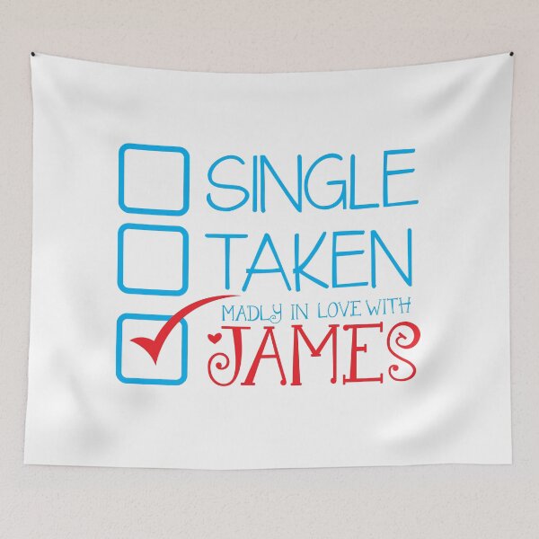 Item preview, SINGLE TAKEN madly in love with JAMES designed and sold by jazzydevil.