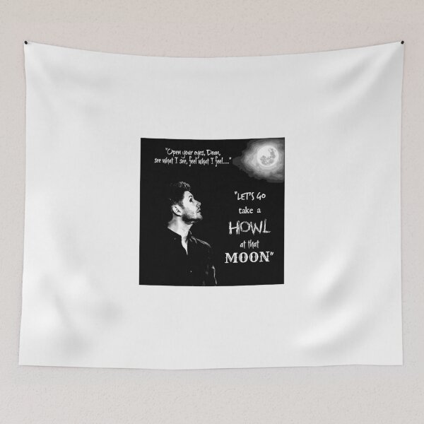 Item preview, Let's Go Take A Howl At That Moon - new Supernatural design! designed and sold by luvchildofelvis.