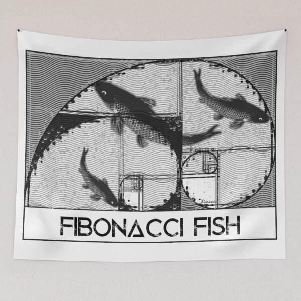 Item preview, Fibonnaci Fish (Ver 2) designed and sold by Jorge Santiago Jiménez.