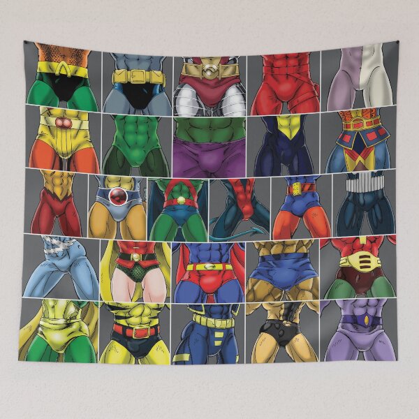 Item preview, Superhero ABC Duvet Cover & Apparel designed and sold by twogargs.