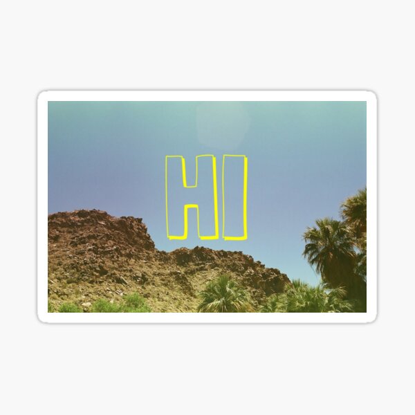Hi Again Sticker