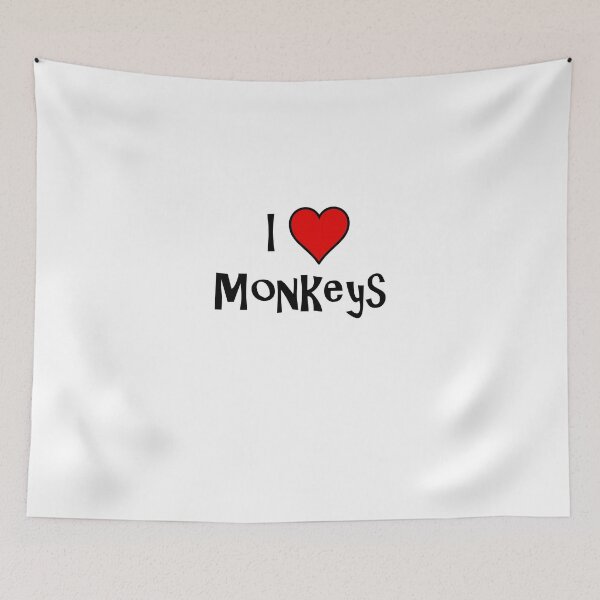 Item preview, I Love Monkeys designed and sold by evahhamilton.