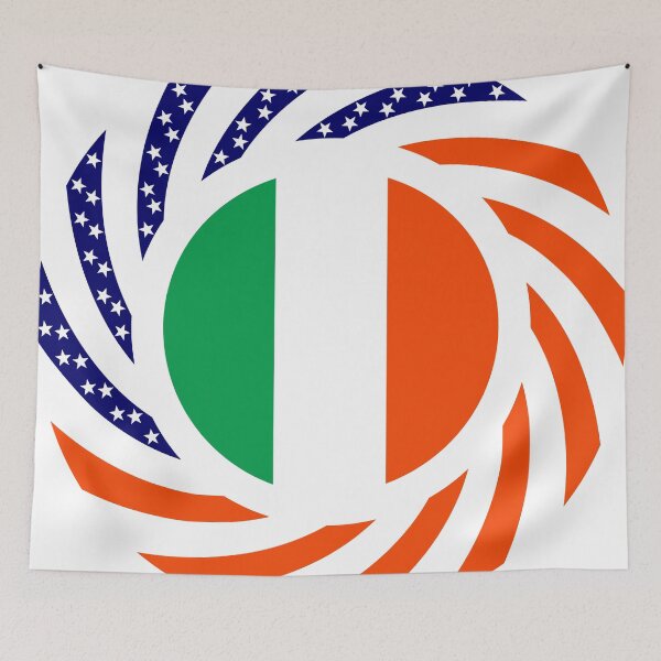 Item preview, Irish American Multinational Patriot Flag Series designed and sold by Carbon-Fibre Media.