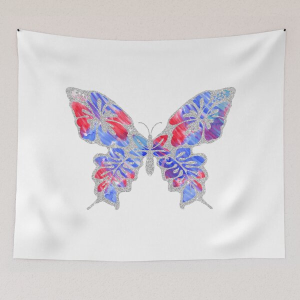 Item preview, Red, White, and Blue Watercolor Butterfly designed and sold by Blkstrawberry.