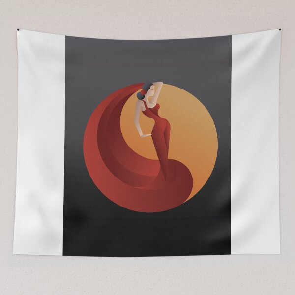 Item preview, Art Deco styled Spain Flamenco dancer designed and sold by JeraRS.