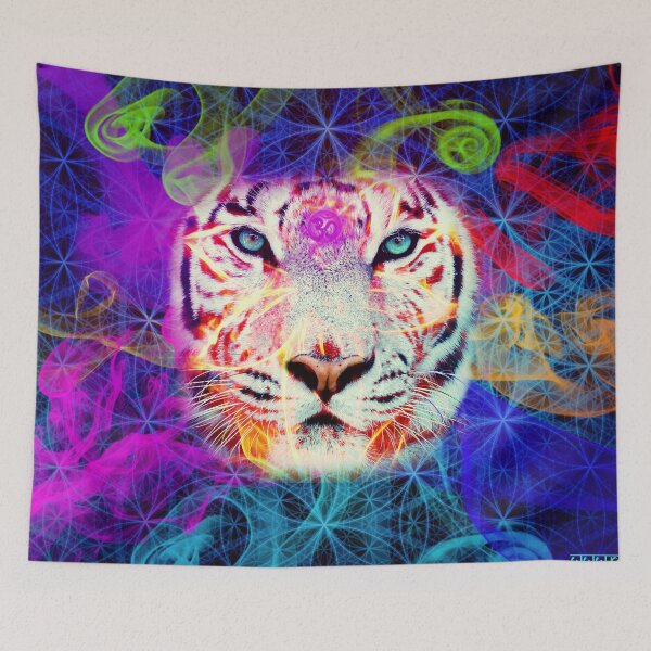 Item preview, Psychadelic Tiger designed and sold by mellielee.