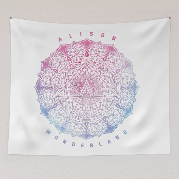 Item preview, Alison Wonderland Mandala designed and sold by dingdesigns.