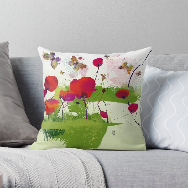 Spring's coming Throw Pillow