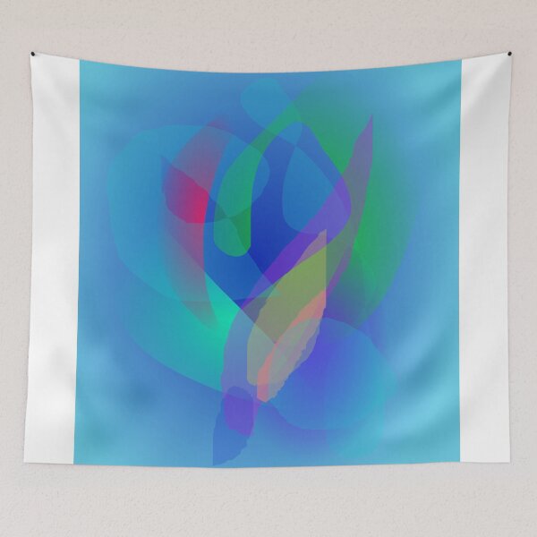 Item preview, Light Blue Abstract Colors designed and sold by masabo.
