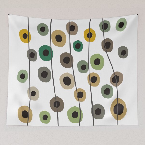 Item preview, Circles of Green designed and sold by gailg1957.