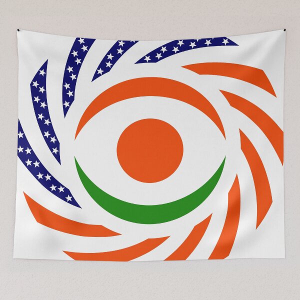 Item preview, Niger American Multinational Patriot Flag Series designed and sold by Carbon-Fibre Media.