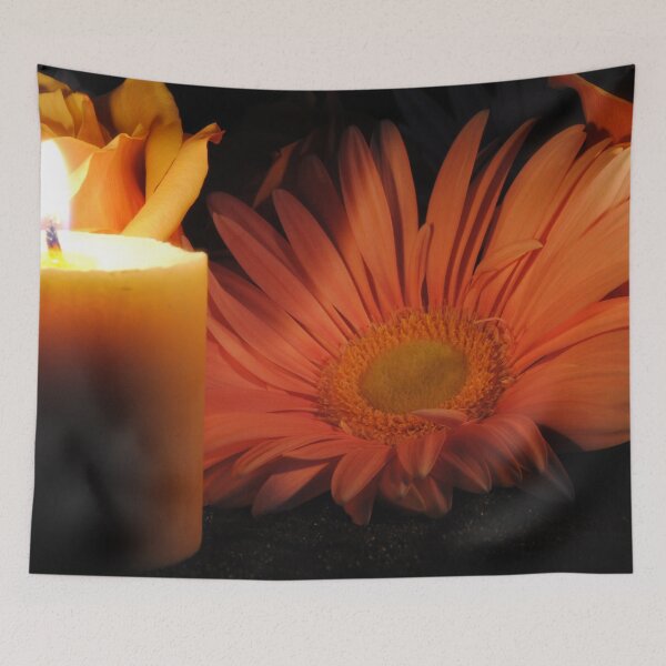 Item preview, Pastel Pink Daisy With candle designed and sold by bloomingvine.