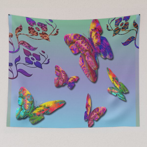 Item preview, Colorful Butterflies And Flowers designed and sold by CarolM.