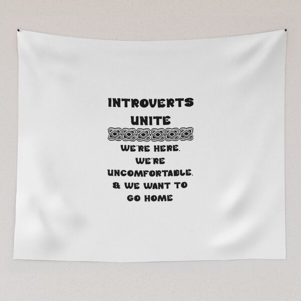 Item preview, Introverts Unite designed and sold by evahhamilton.