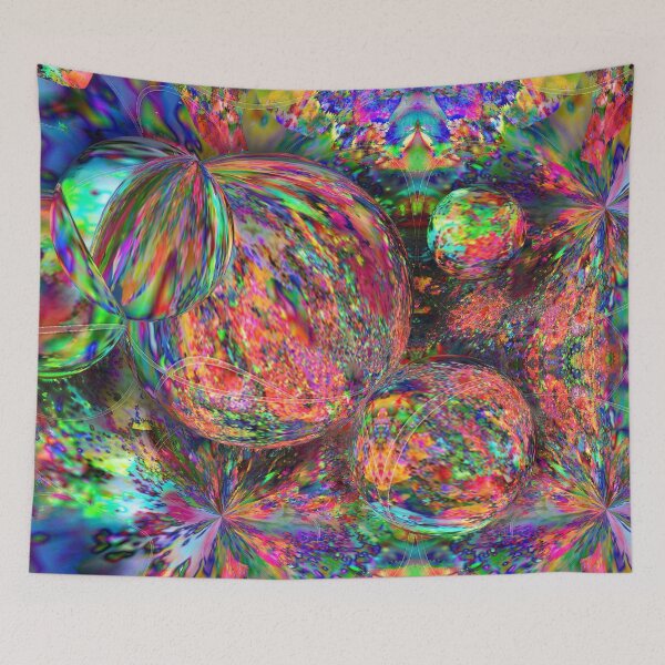 Item preview, Rainbow Fractal Bubbles designed and sold by bloomingvine.