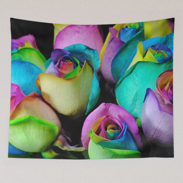 Item preview, Rainbow Rose Bouquet designed and sold by bloomingvine.