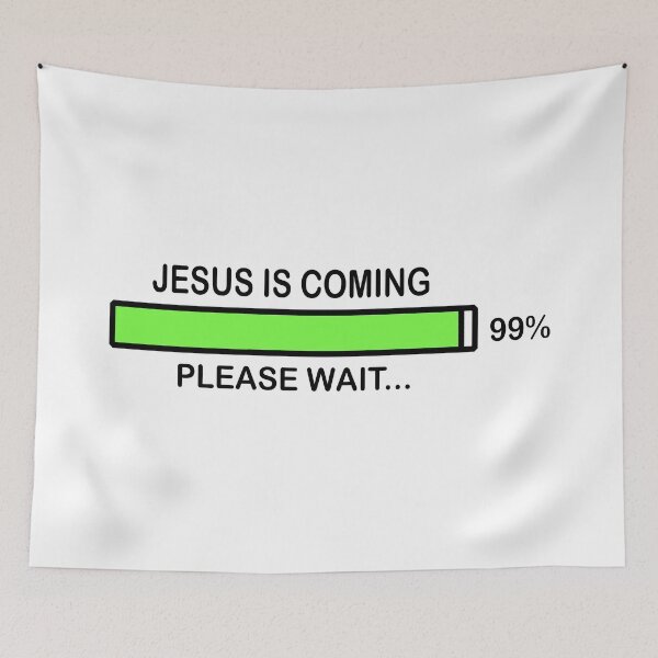 Item preview, JESUS IS COMING - PLEASE WAIT designed and sold by Calgacus.