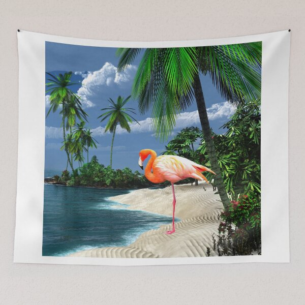 Item preview, Flamingo Tropical Island  designed and sold by apgme.