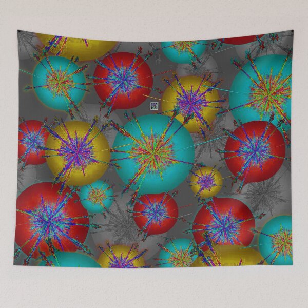Item preview, "Tera-Electronvolts 1"© designed and sold by Lisa Clark - Thinker Collection STEM Art and MORE.
