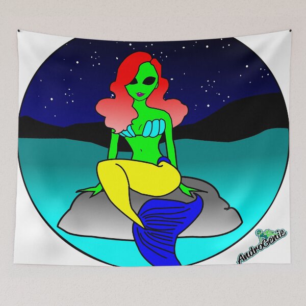Item preview, Alien Mermaid designed and sold by Androgenie.