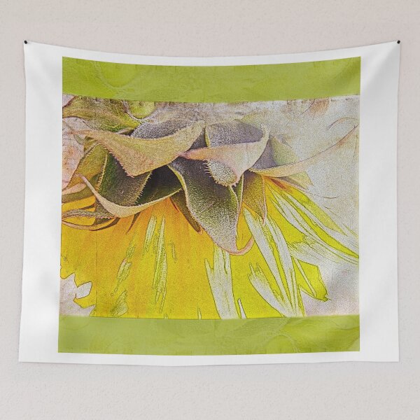 Item preview, "Follow the Sun" Scarf~Textured Green Borders Plus More! designed and sold by Susan Werby.