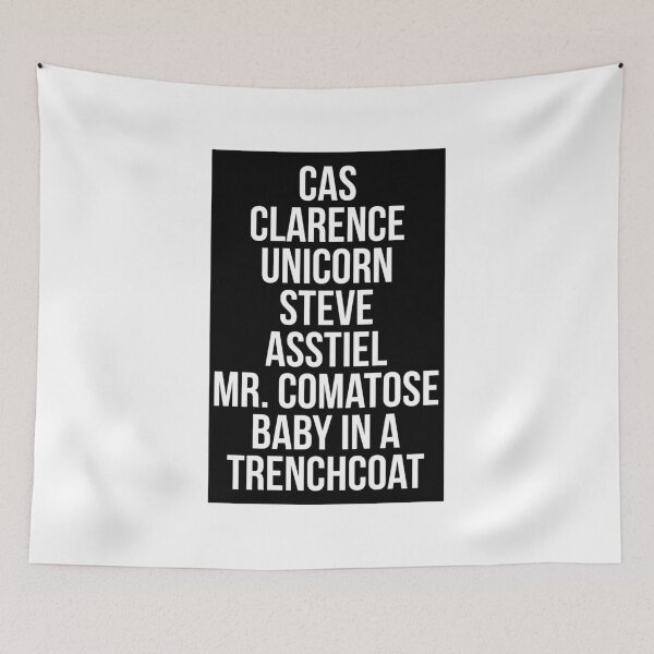 Item preview, Castiel Supernatural Nicknames designed and sold by impalecki.
