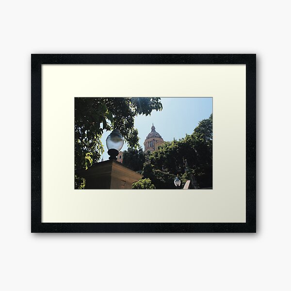 Barcelona Shade Framed Art Print