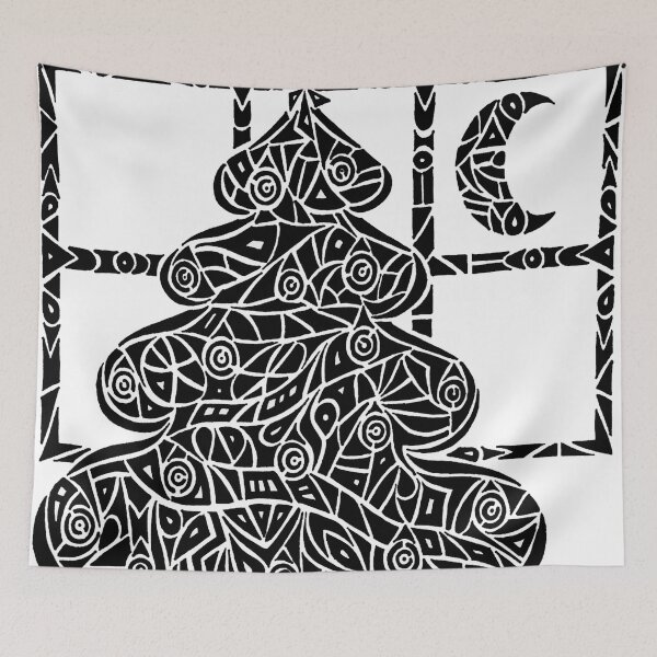 Item preview, Christmas Tree Evening designed and sold by ZaMoArts.