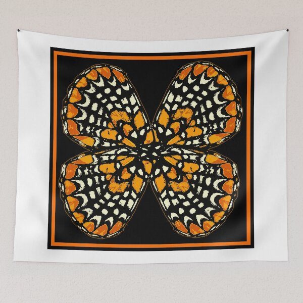 Item preview, Black and Orange Butterfly Inspired Pattern designed and sold by Greenbaby.