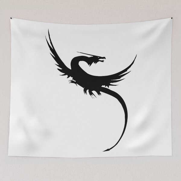 Item preview, Flying wyvern silhouette designed and sold by Smaragdas.