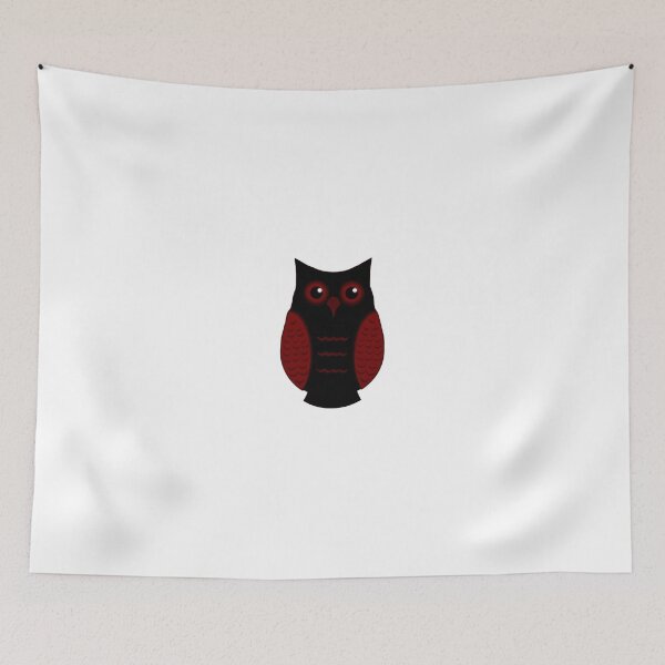 Item preview, Black and Red Owl designed and sold by shaneisadragon.