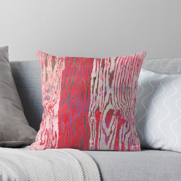 Item preview, Modern Faux Bois Woodgrain Pattern in Red designed and sold by AndreaHelmArt.