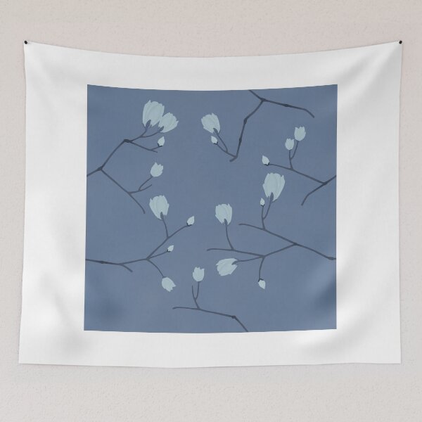 Item preview, Blue Branches and Flowers designed and sold by pyktispix.