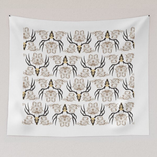 Item preview, Hannibal Inspired Staggered Skulls & Filigree designed and sold by Joshua Berryman.