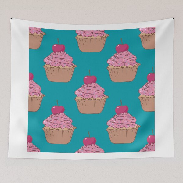 Item preview, cupcake seamless vector pattern designed and sold by julkapulka.