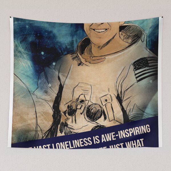 Item preview, Jim Lovell NASA Astronaut Space Quote  designed and sold by lynxcollection.