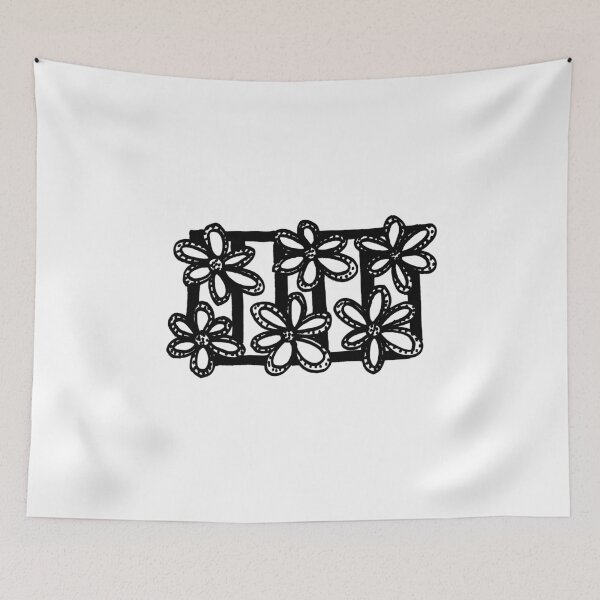 Item preview, BW Flower in Window designed and sold by Deanna Roberts Studio.