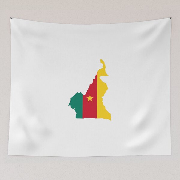 Item preview, Flag Map of Cameroon  designed and sold by abbeyz71.