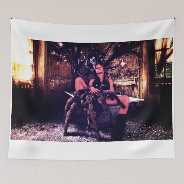 Item preview, Model With Spider In Abandoned Room designed and sold by stockfineart.
