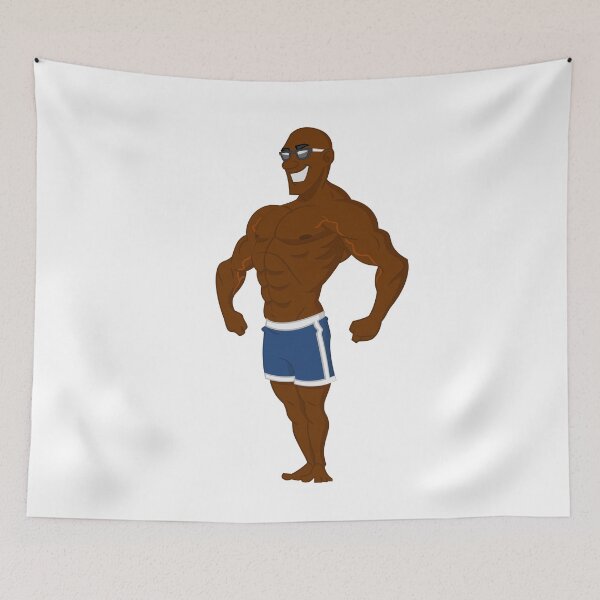 Item preview, muscular man posing. designed and sold by Evgenii Sidorov.