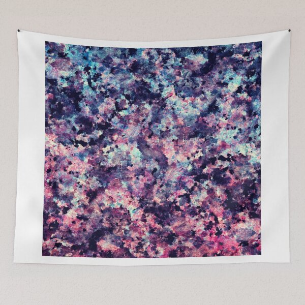 Item preview, Teal, Pink, and Black Granite Marble Pattern designed and sold by Blkstrawberry.