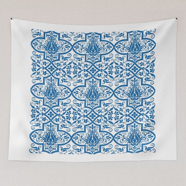 Item preview, Delft Blue and White Ornate Pattern designed and sold by Greenbaby.