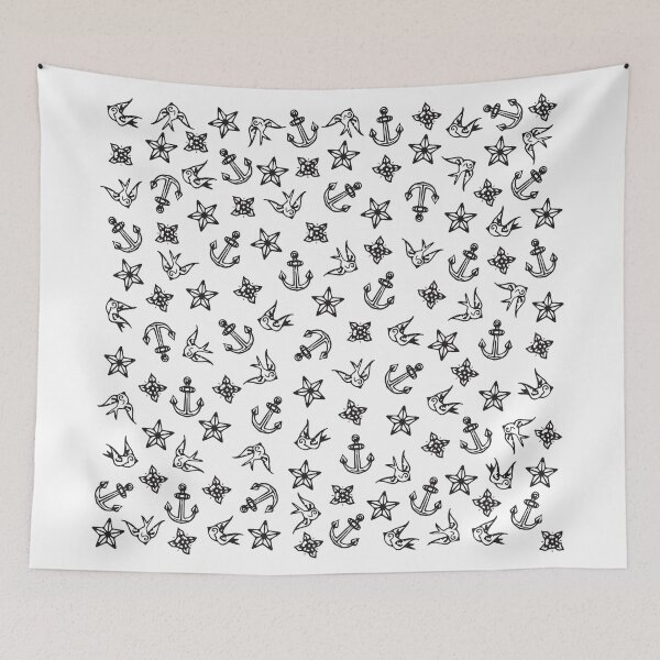 Item preview, Cute Nautical Anchor Pattern designed and sold by Blkstrawberry.