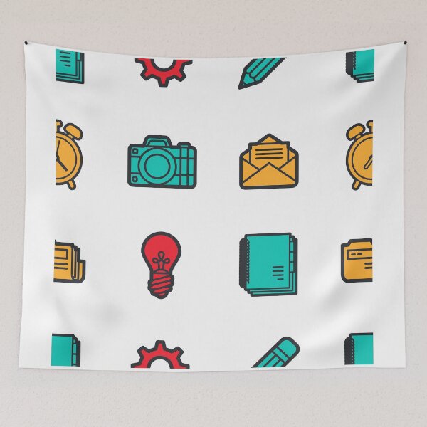 Item preview, Workaholic - Icon Pattern designed and sold by hyperite.