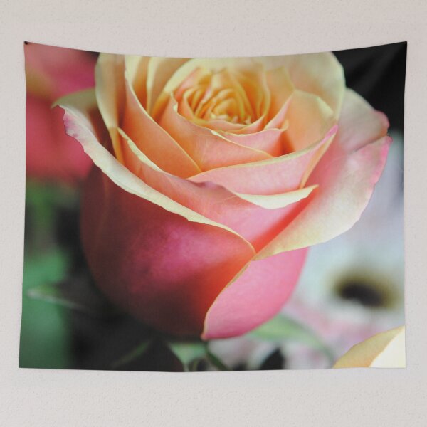 Item preview, Pastel Pink and Yellow Rose With drama designed and sold by bloomingvine.