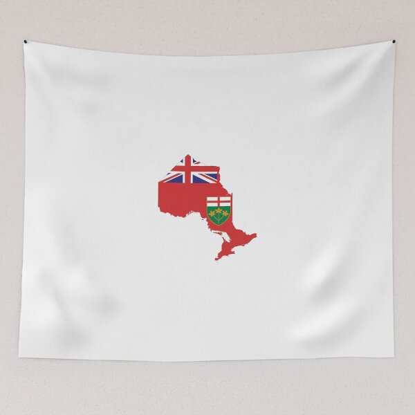 Item preview, Ontario Flag Map  designed and sold by abbeyz71.