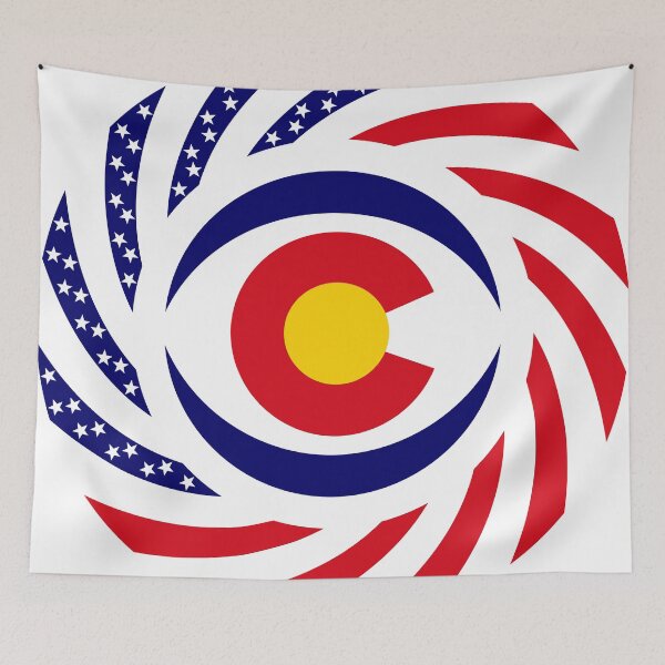 Item preview, Coloradan Murican Patriot Flag Series designed and sold by Carbon-Fibre Media.