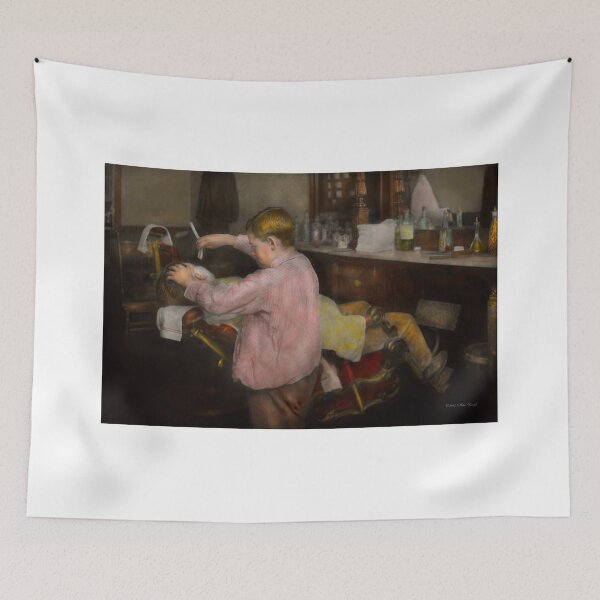Item preview, Barber - Shaving - Faith in a child - 1917 designed and sold by Mike Savad Photography.