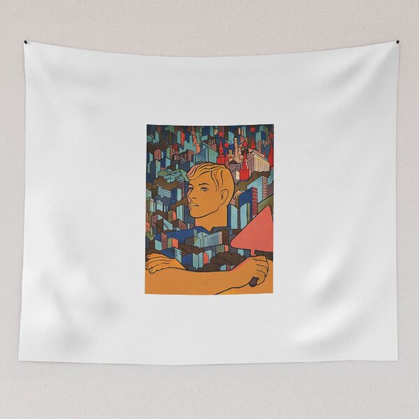 Item preview, Moscow soviet union propaganda poster designed and sold by SofiaYoushi.